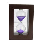 Wooden Style Brass and Sand Timer Sand Glass Hour Glass Sand Clock - Maya Bazaar