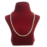 Multi-colour Freshwater Button shaped pearl necklace -Maya Bazaar