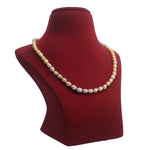 Maya Bazaar Multi-colour Freshwater Medium Button Shaped pearl necklace