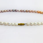 Maya Bazaar Multi-colour Freshwater Medium Button Shaped pearl necklace