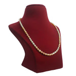Multi-colour Freshwater Button shaped pearl necklace -Maya Bazaar