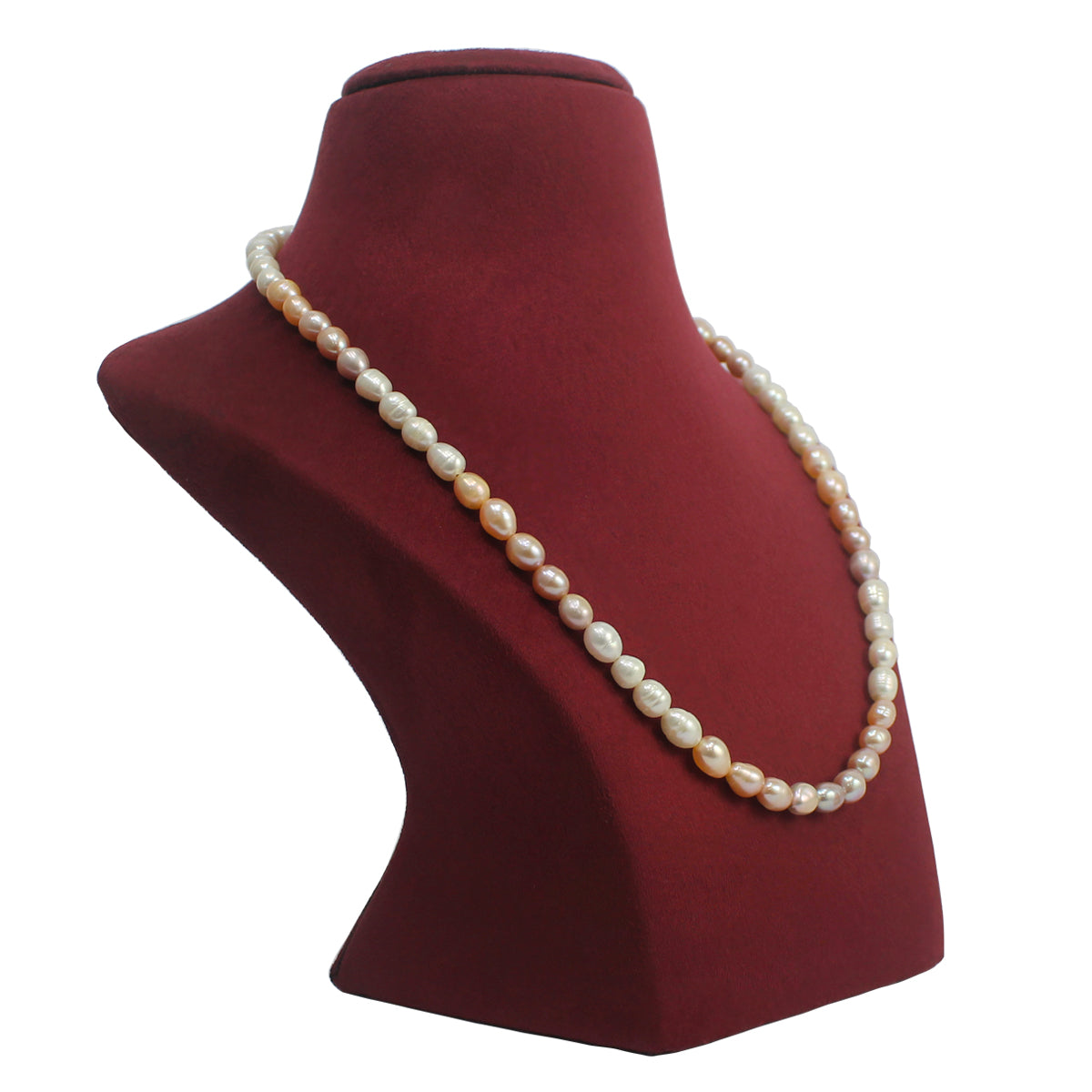 Multi-colour Freshwater Small Rounded pearl necklace for Women-Maya Bazaar