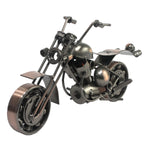 Unique Scrap Metal Handmade Vintage Motor Bike Miniature Metal Iron Bike for Home and Office-Maya Bazaar