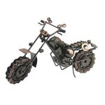 Unique Scrap Metal Handmade Vintage Motor Bike Miniature Metal Iron Bike for Home and Office-Maya Bazaar