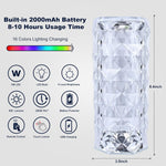 Maya Bazaar Remote Control 16 Different colour changing light Showpiece crystal Decor for Bedroom and office (pack of 1)