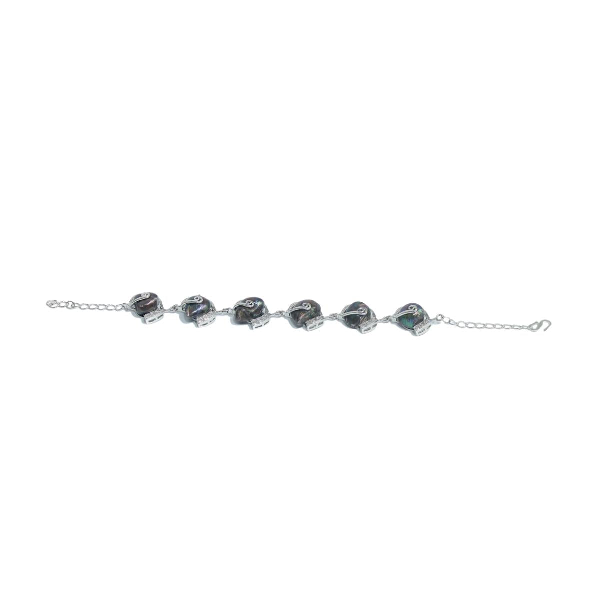 Maya Bazaar Unique Black pearl bracelets for women girls stylish bracelet-Maya Bazaar