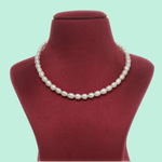 Elegant Freshwater Pearl Jewelry Set: Classic Necklace, Drop Earrings, and Pearl Ring