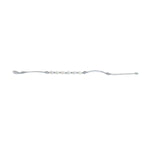 White Limited Edition Heart Hanging pearl bracelets for women girls stylish bracelet