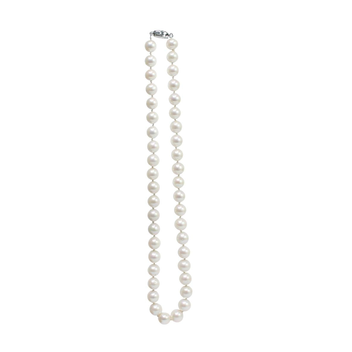 Round Shaped Freshwater 11mm Designer Pearl Necklace for women  -Maya Bazaar