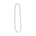 Traditional White Freshwater Pearl Necklace for women-Maya Bazaar