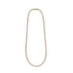 Button Shaped Freshwater Pearl Designer Necklace for women & girls-Maya Bazaar