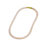 Button Shaped Freshwater Pearl Designer Necklace for women & girls-Maya Bazaar