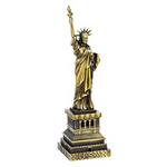 Burj Khalifa, Eiffel Tower, Big Ben Tower Combo Model Replica, Table Decorative Showpiece, Home Office Decor, Antique, Metal - 18CM