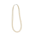 Double Layer Peach Freshwater Designer Pearl Necklace for women   -Maya Bazaar