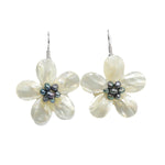 Elegant Large MOP Flower Freshwater Pearl Jewelry Set For Women-Maya Bazaar