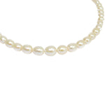 Peach Colour Freshwater Long Pearl Necklace for women-Maya Bazaar