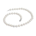 Round Shaped Freshwater 11mm Designer Pearl Necklace for women  -Maya Bazaar