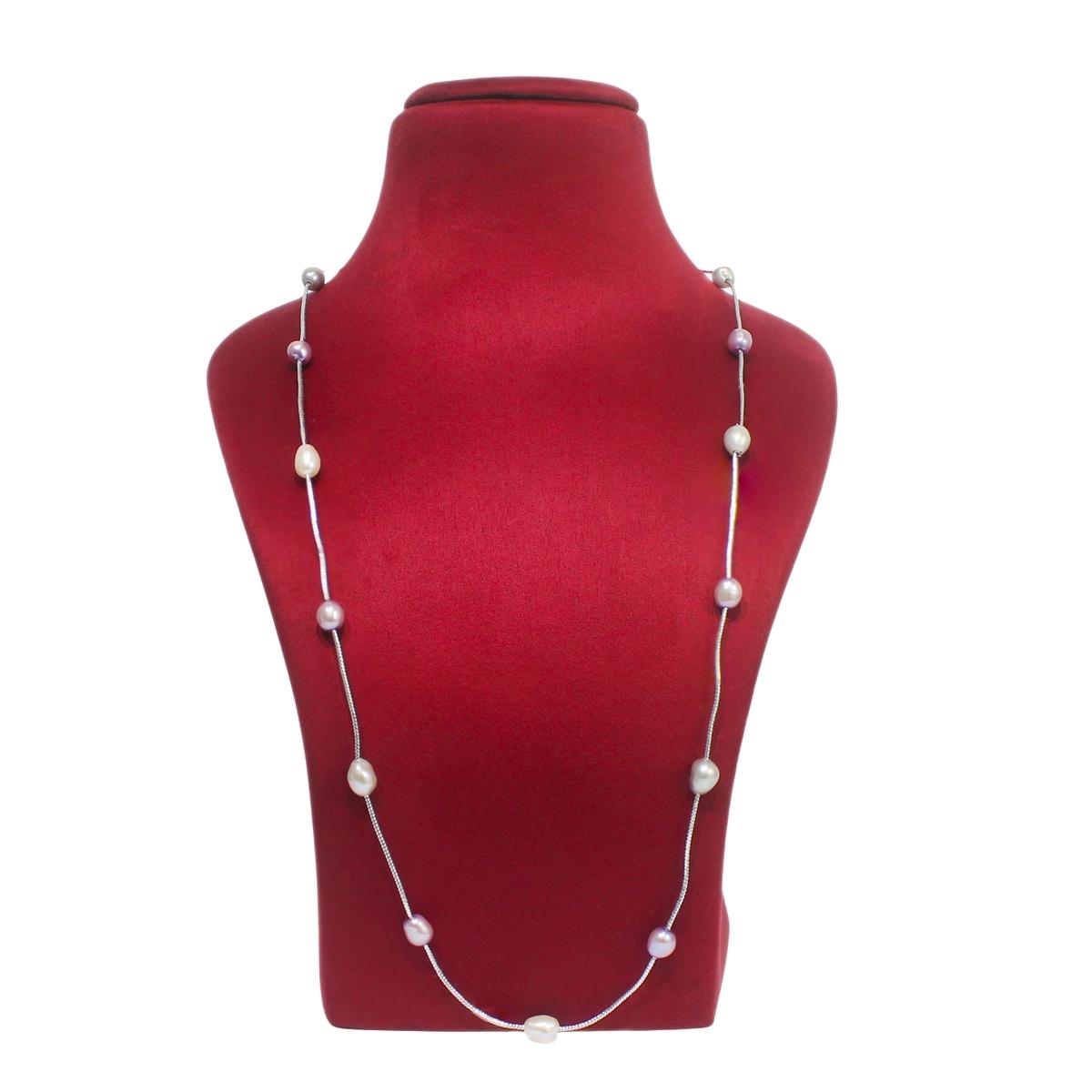 Maya Bazaar Long Pearl Chain For Women & girls peral necklace for women-Maya Bazaar
