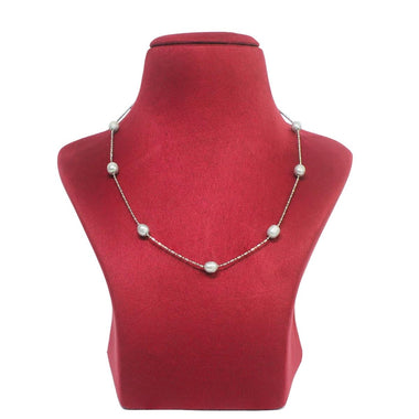 Maya bazaar Freshwater pearl chain for women and girls,Pearl necklace for women