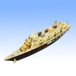 Exquisite 30 cm Elegant Mother of Pearl Ship with Intricate Detailing