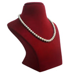 Freshwater Gray colour Rounded pearl necklace for women - Maya Bazaar