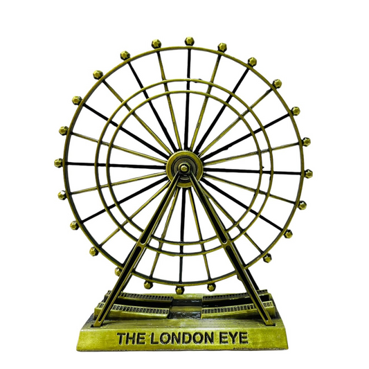 Metal Decortive London Eye Ferris Wheel Model Home Office Table Desk Top Ornaments Birthday Gift-Maya Bazaar