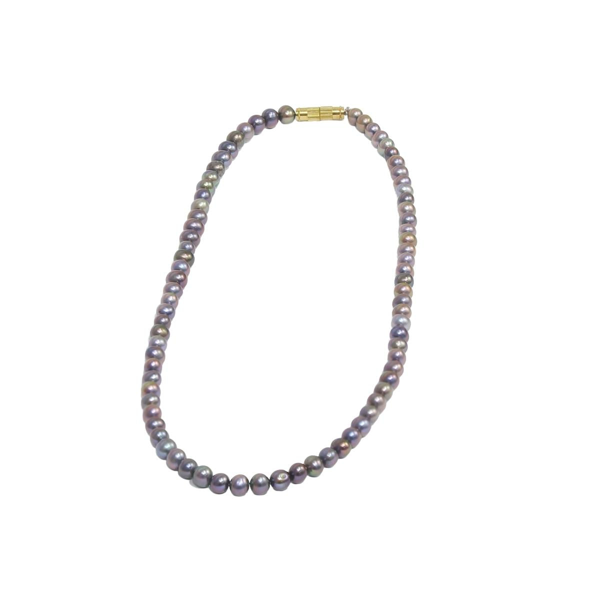 Multi Colour Mystery Dark Freshwater Pearl Necklace for women- Maya Bazaar