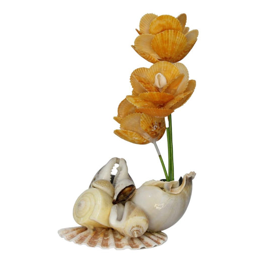 Unique Seashell Flower Shaped Showpiece For Home & Office - Maya Bazaar