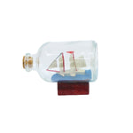 Creative Hand Craft Ship Inside Glass Bottle Showpiece Item - Maya Bazaar