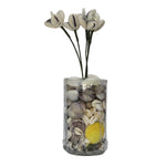 Flower Glass Seashell Show Pieces For Home Decor Item