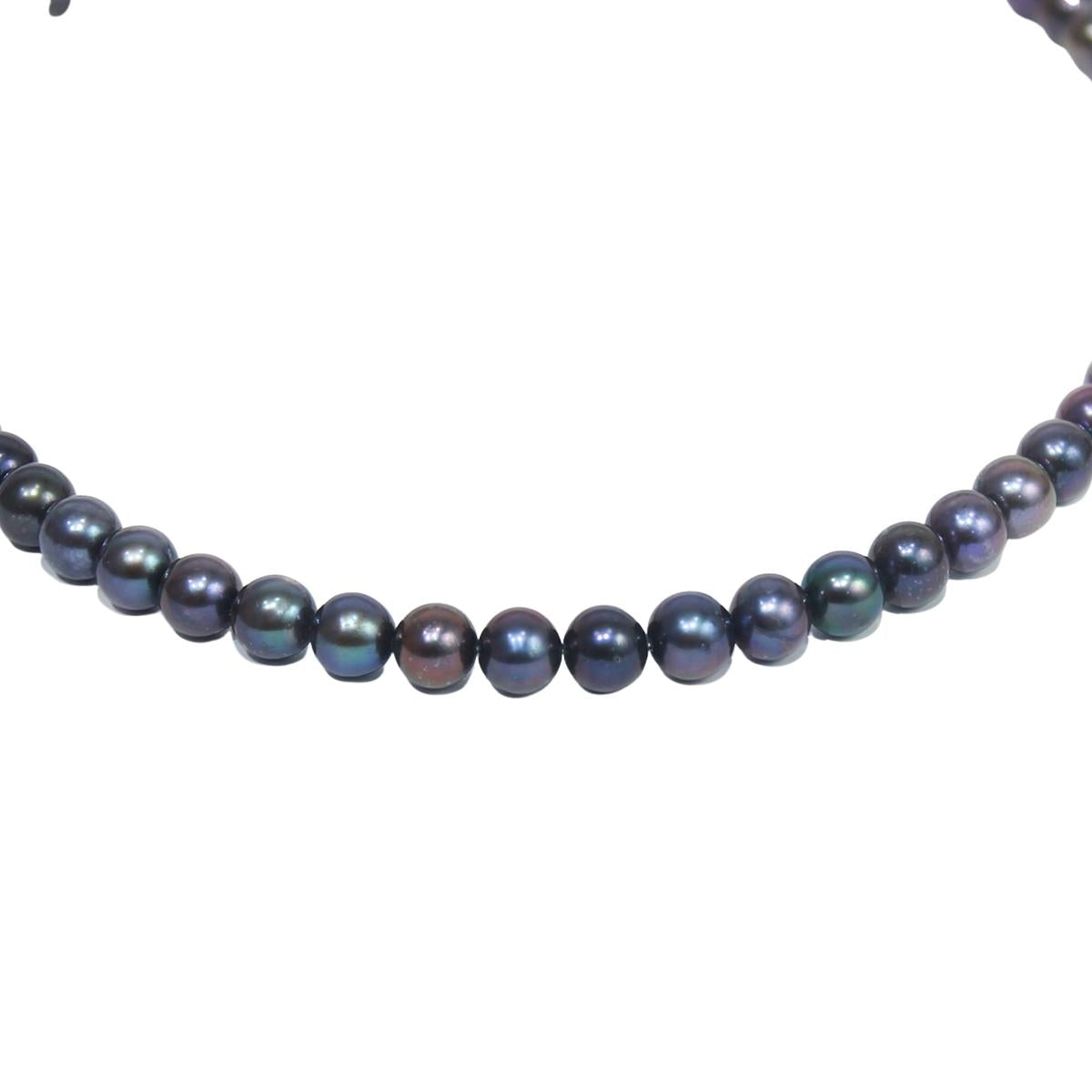 Multi Colour Mystery Dark Freshwater Pearl Necklace for women- Maya Bazaar