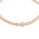 Maya Bazaar Large Peach Colour Freshwater Pearl Necklace for Women-Maya Bazaar