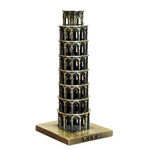 Finish Leaning Tower of Pisa 20cm Souvenir Metal Miniature Statue for Office and Home - Maya Bazaar