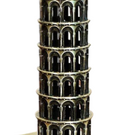 Finish Leaning Tower of Pisa 20cm Souvenir Metal Miniature Statue for Office and Home - Maya Bazaar