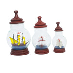 Maya Bazaar Creative Gifts for Home Pirate Ship Sailing Boat Inside Jar-Maya Bazaar