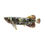 Maya Bazaar Golden Mother of Pearl(MOP) Seashell Fish Sculpture for Home & Office-Maya Bazaar